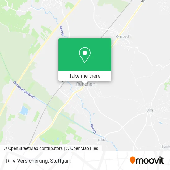 R+V Versicherung map