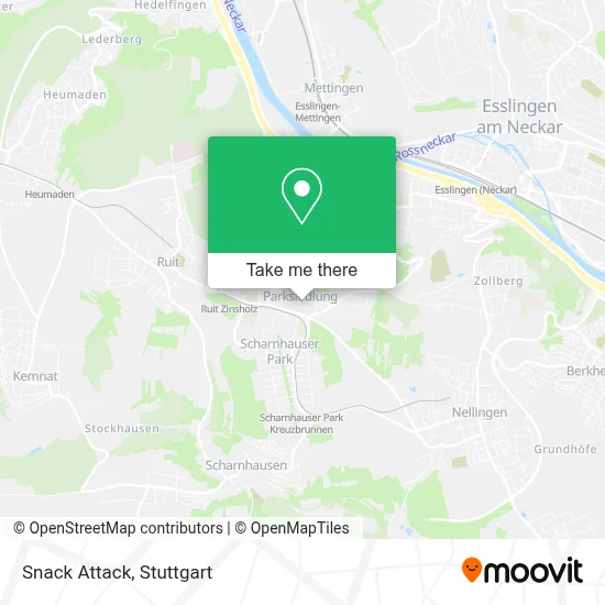 Snack Attack map