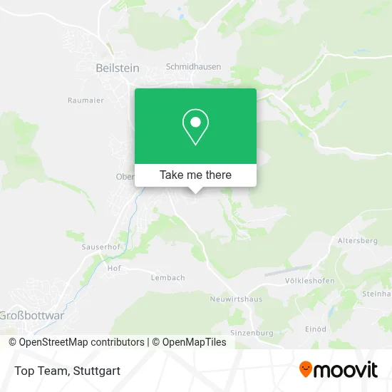 Top Team map