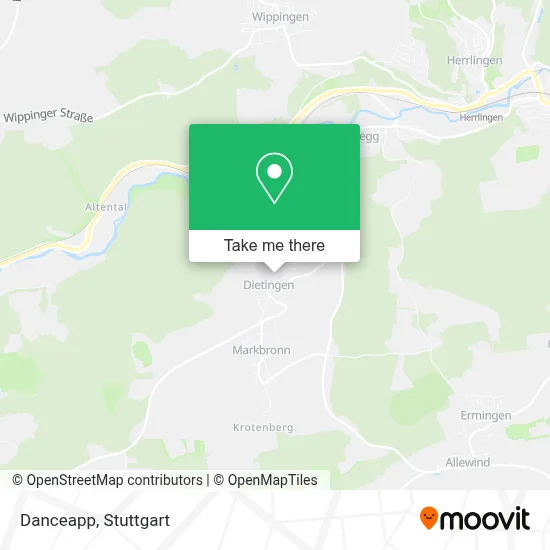 Danceapp map