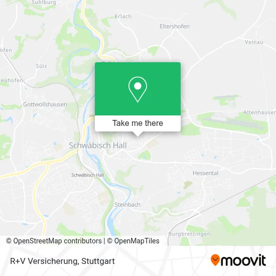 R+V Versicherung map