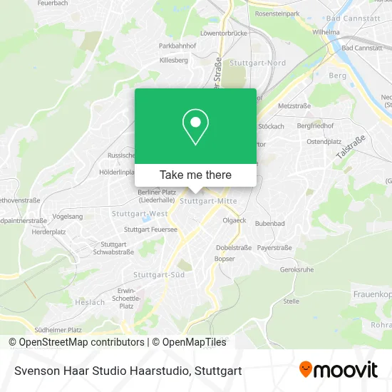 Svenson Haar Studio Haarstudio map