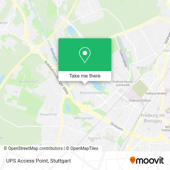 Ups Access Point map