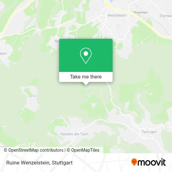 Ruine Wenzelstein map