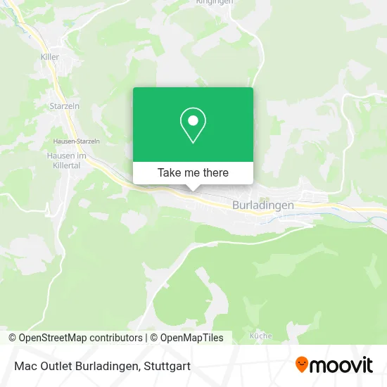 Mac Outlet Burladingen map