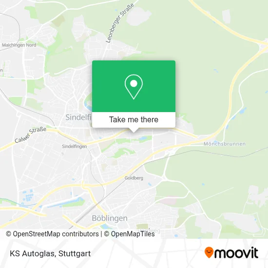 KS Autoglas map