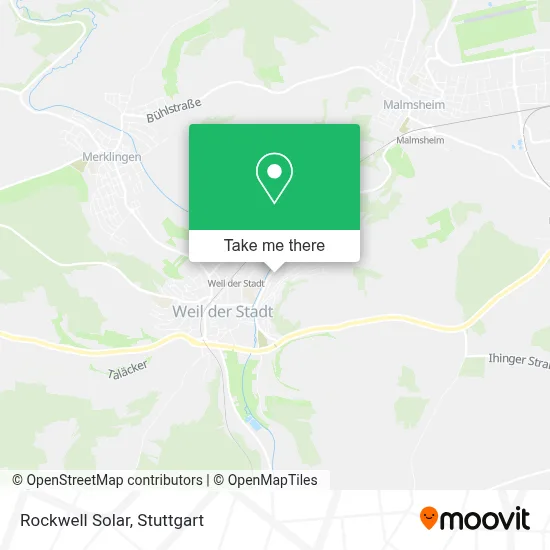 Rockwell Solar map