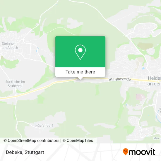 Debeka map