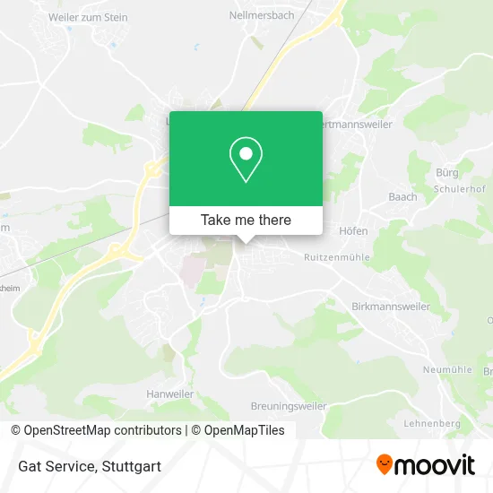 Gat Service map