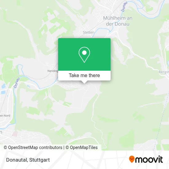 Donautal map