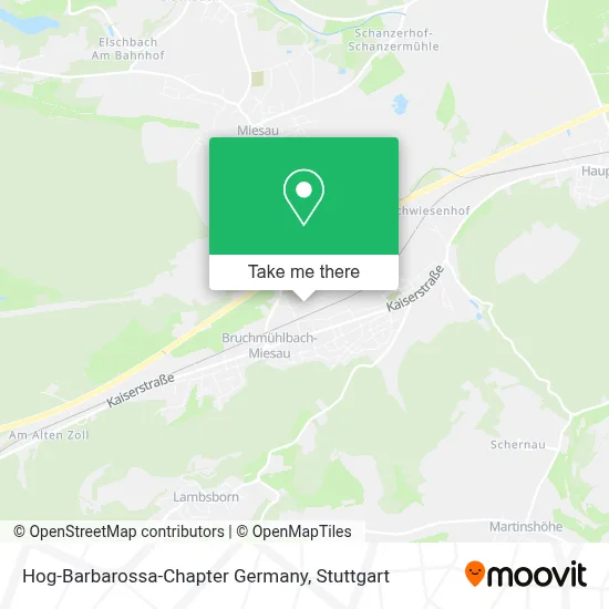 Hog-Barbarossa-Chapter Germany map