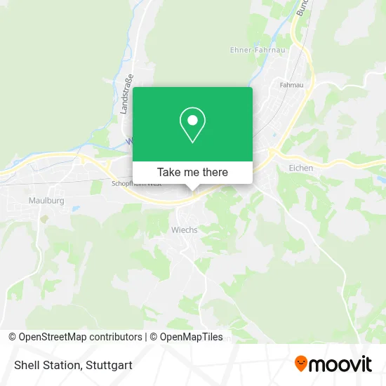 Shell Station map