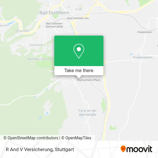 R And V Versicherung map
