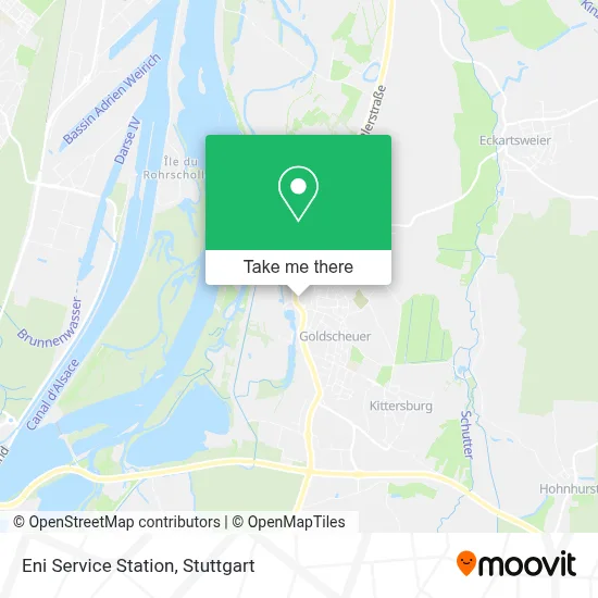 Eni Service Station map