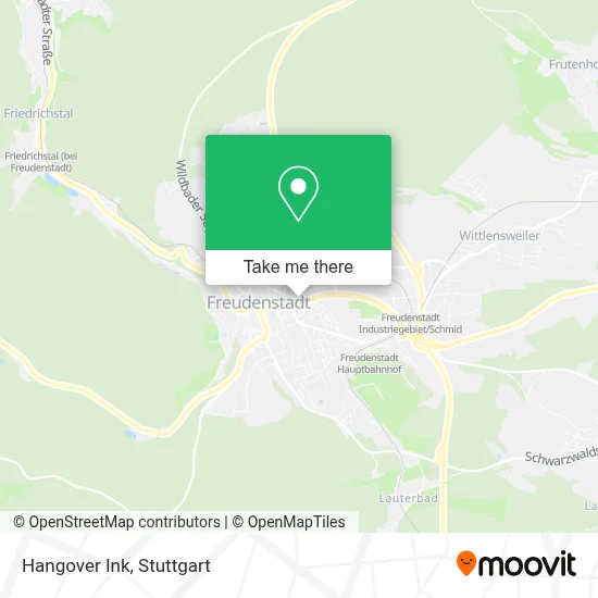 Hangover Ink map