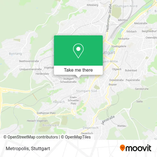 Metropolis map