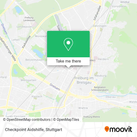 Checkpoint Aidshilfe map