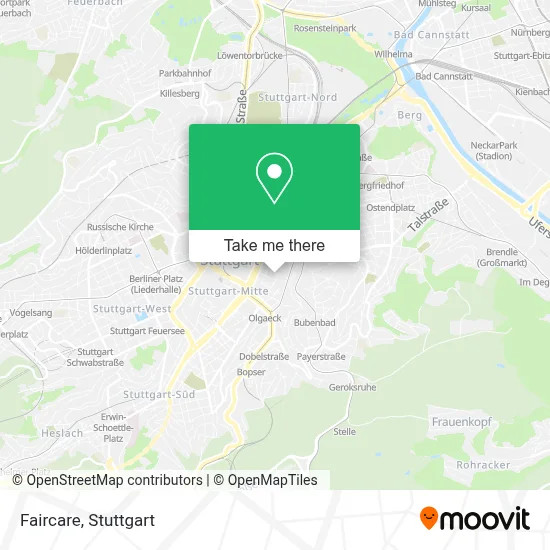 Faircare map