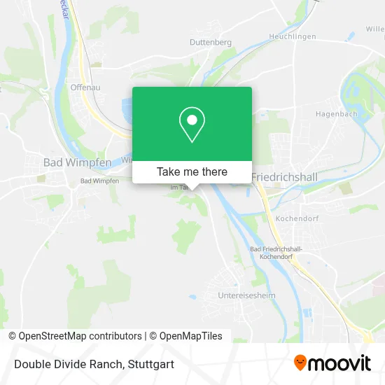 Double Divide Ranch map