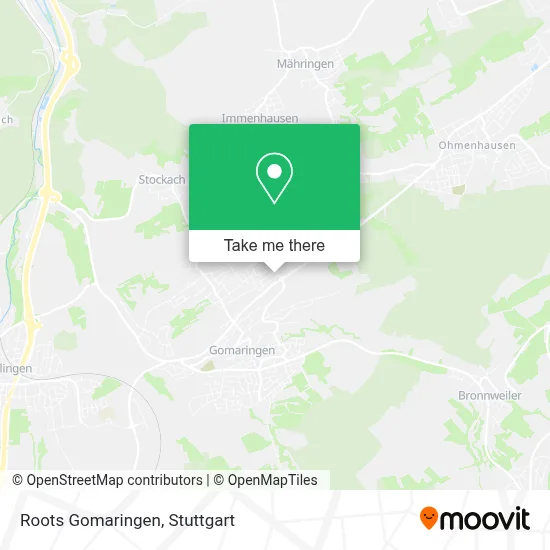 Roots Gomaringen map