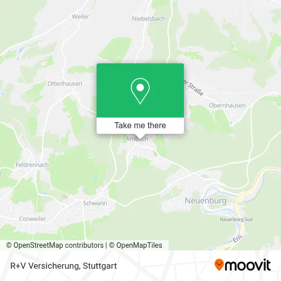 R+V Versicherung map