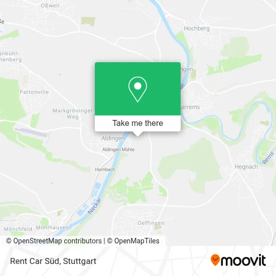 Rent Car Süd map