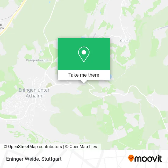 Eninger Weide map