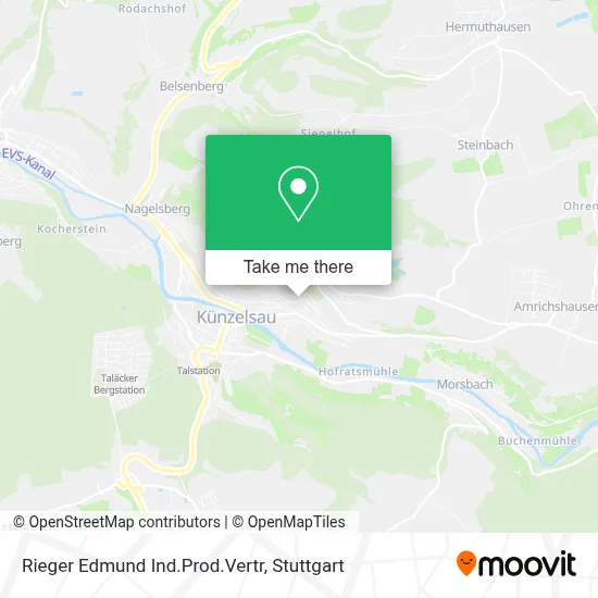 Rieger Edmund Ind.Prod.Vertr map