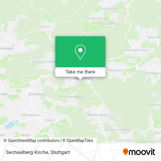 Sechselberg Kirche map