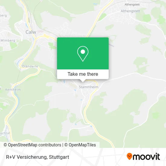 R+V Versicherung map