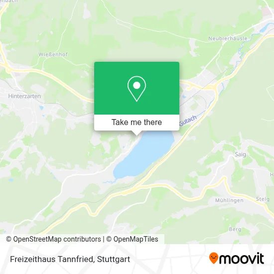 Freizeithaus Tannfried map