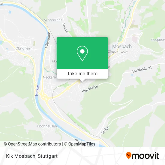 Kik Mosbach map