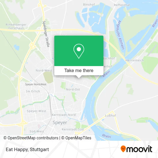 Eat Happy map