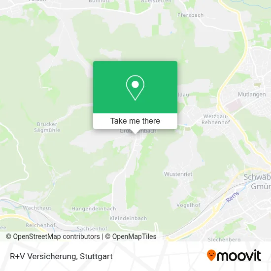 R+V Versicherung map