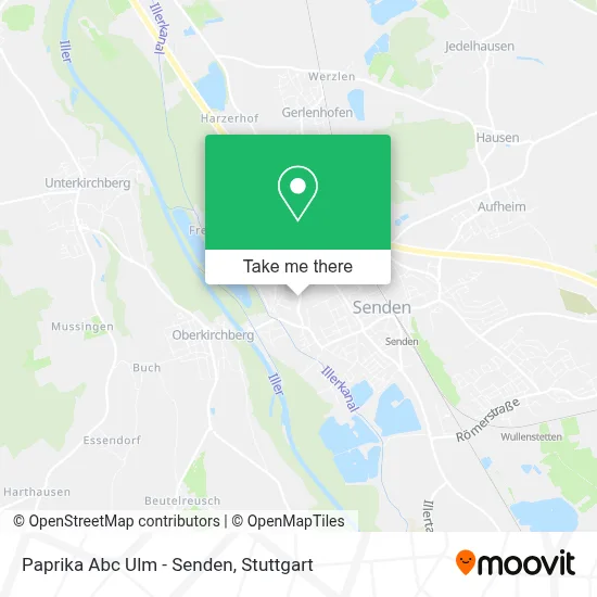 Paprika Abc Ulm - Senden map