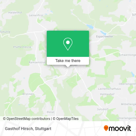 Gasthof Hirsch map