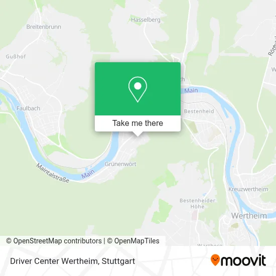 Driver Center Wertheim map