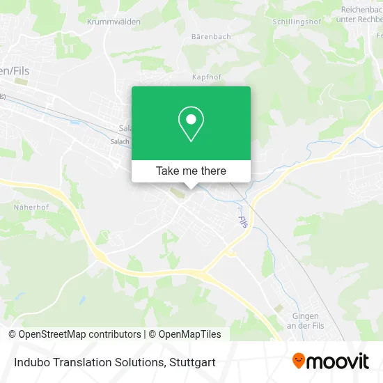 Indubo Translation Solutions map