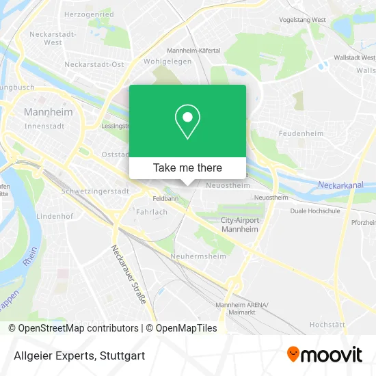 Allgeier Experts map