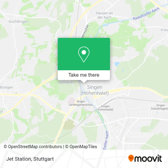 Jet Station map
