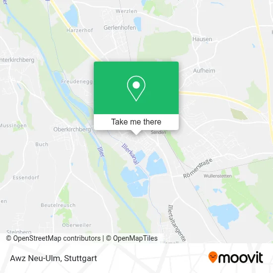Awz Neu-Ulm map