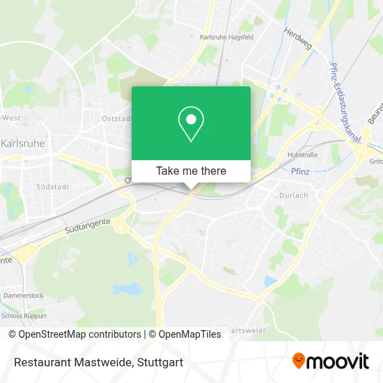 Restaurant Mastweide map