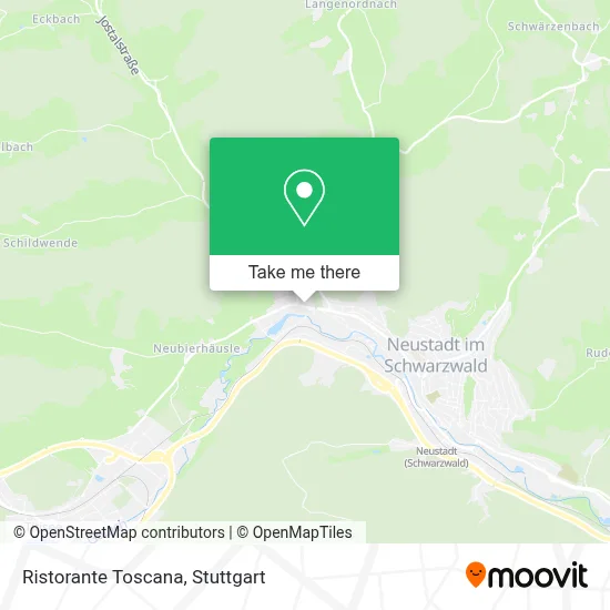 Ristorante Toscana map