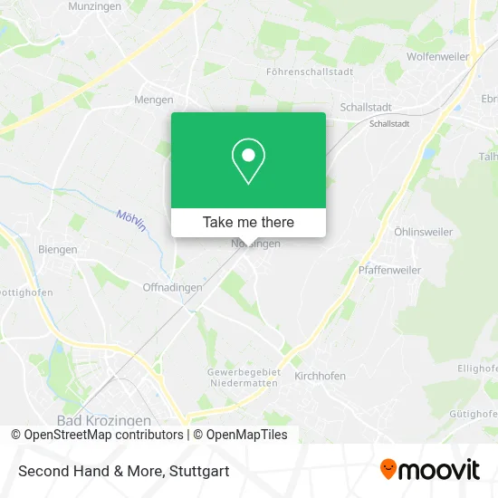 Second Hand & More map