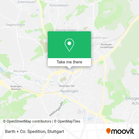 Barth + Co. Spedition map