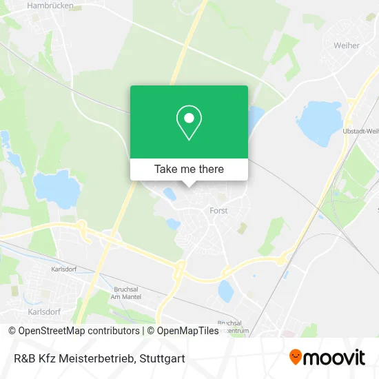 R&B Kfz Meisterbetrieb map