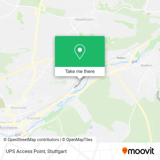 Ups Access Point map