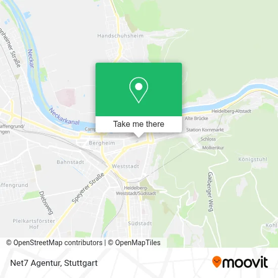 Net7 Agentur map
