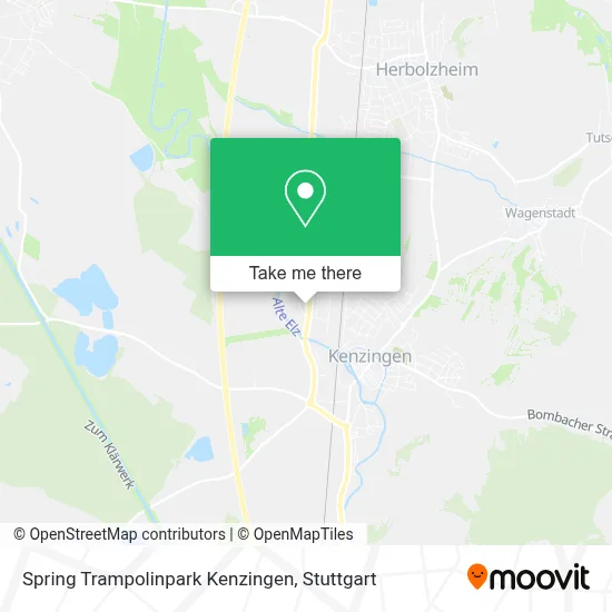 Spring Trampolinpark Kenzingen map