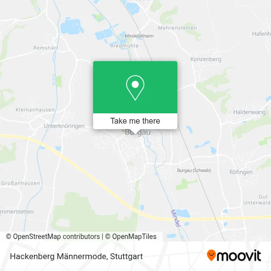 Hackenberg Männermode map